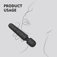 Massagestab für Frauen Wasserdicht Weiches Silikon Multi-Frequenz-Vibration USB Aufladbar Handgehaltener Persönlicher Massagestab Sexspielzeug