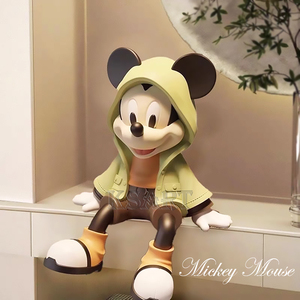 Maglioncino <span class=keywords><strong>di</strong></span> abbigliamento <span class=keywords><strong>di</strong></span> marea con grande scultura <span class=keywords><strong>di</strong></span> Mickey Minnie, decorazione per interni in resina colorata - Product Image 2