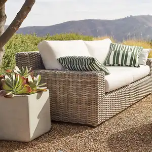 Best Selling Morden Style Patio Rattan Garden Sofa Set Furniture Outdoor Sofa