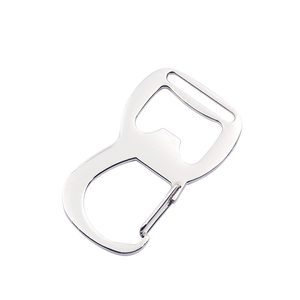 <span class=keywords><strong>Llavero</strong></span> de acero inoxidable de doble propósito, gancho de cordón, elegante abrebotellas de correas para exteriores para ropa y accesorios de equipaje - Product Image 3