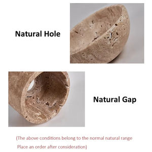 Moderno E27 220V foro di travertino Lava LED pietra da pranzo ciondolo caldo lampadario bianco luce per alberghi ville medio - Product Image 6