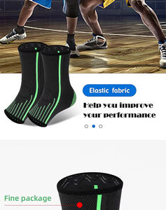 Attelle de cheville AOFIT HJ295 réglable en nylon, respirante, pour stabilisation, compression, protection sportive, soulagement des gonflements et entorses - Product Image 2
