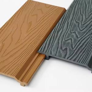 Revestimiento de Pared Exterior Decorativo con Relieve 3D de Madera y Plástico Compuesto, Panel de Pared WPC para Exteriores - Product Image 3