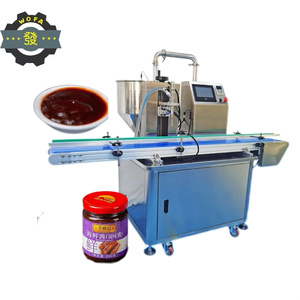 Máquina de llenado Sloppy <span class=keywords><strong>Joe</strong></span> de alta precisión de 50-500g, Bomba rotativa automática accionada neumáticamente para agua, aceite, miel, bebida de hasta 500ml - Product Image 1