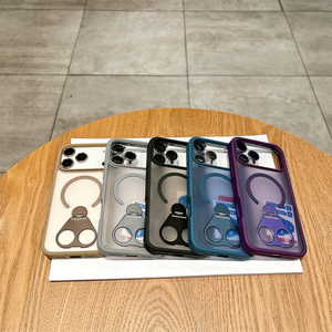 เคสโทรศัพท์มือถือแม่เหล็กฝ้าแบบหมุนได้สำหรับ iPhone 17 Air 16 15 PRO MAX ขาตั้งกล้องเลนส์กระจกฝาครอบที่จับแบบด้าน - Product Image 6