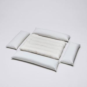 Tempat Tidur Anjing Mewah Ukuran Besar dari Kain Campuran Katun Organik dan Rami Premium Warna Abu-abu dengan Penutup yang Dapat Dilepas - Product Image 5