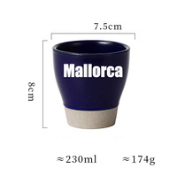 Mug personnalisé en céramique écologique gaufré 200 ml, motif nom de ville ou de pays, plage, MALTE DUBAÏ MAÏORQUE SICILE