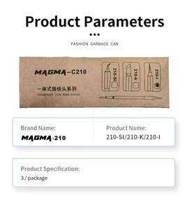 Puntas <span class=keywords><strong>de</strong></span> Soldadura MAGMA C115 C210 C245 para Estación <span class=keywords><strong>de</strong></span> Soldadura Sugon Aifen, Punta <span class=keywords><strong>de</strong></span> Soldadura sin Plomo con Núcleo Calefactor - Product Image 3