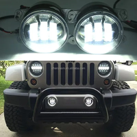 HYNBYZJ 4 ''Led Driving Lights 30W 4 pouces Halo Led Antibrouillard pour 2007-2017 Jeep Wrangler JK