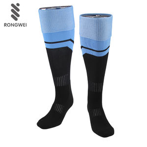 2025 ग्रीष्मकालीन पुरुषों के फुटबॉल खेल लंबे मोजे और शरीर पर अनुकूलन योग्य लोगो के साथ बुना हुआ सस्ता - Product Image 4