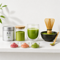 Sachets de poudre de matcha en stick OEM, sachets de thé vert instantané, marque privée