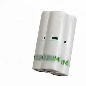 dry cleaning cover plastic bag for clothes on roll perforated clear poly plastic disposable rubbish trash garbage bag