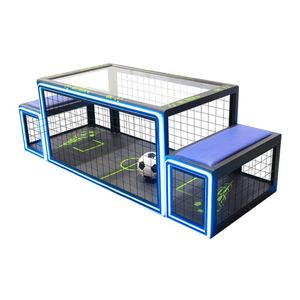 Máquina de Entretenimiento con Luces LED, Subsoccer 3, Futbolín con Dos Sillas para Sentarse, Fútbol Sub Debajo de la Mesa - Product Image 3