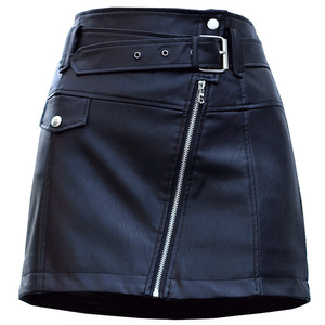 S-3XL nouveau solide noir PU <span class=keywords><strong>jupe</strong></span> femmes Street Style paquet hanche crayon <span class=keywords><strong>jupe</strong></span> été <span class=keywords><strong>taille</strong></span> <span class=keywords><strong>haute</strong></span> en <span class=keywords><strong>cuir</strong></span> <span class=keywords><strong>jupe</strong></span> courte - Product Image 4