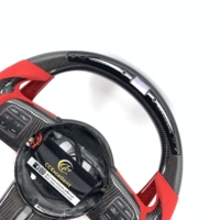 Volant en fibre de carbone au design populaire et excellent avec palettes de changement de vitesse pour Jeep Grand Cherokee SRT 2011 2012 2013