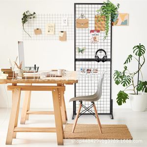 <b>Wire</b> Grid Panel Display Rack 6x2 Ft Black Carbon Steel For <b>Craft</b> Show Outdoor Use - Product Image 3