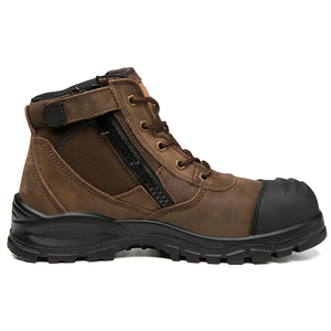 DSF53 Men Brown Leather Work <b>Boots</b> Waterproof Outdoor All Seasons <b>Hiking</b> <b>Boot</b> - Product Image 6