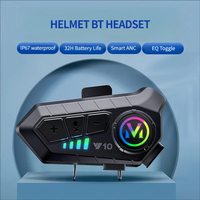 Casque audio pour moto, casque stéréo haute fidélité avec fonction de commande vocale intelligente Y10