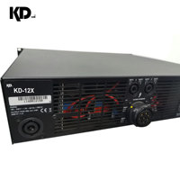 Amplificateur de puissance métallique 4 canaux avec DSP, sortie 1800W pour spectacles professionnels en extérieur