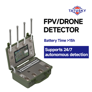 Détecteur de drones portable, scanner radio UAV à bande complète, fonction d'écran éteint, alarme d'avertissement précoce des intrus à longue distance - Product Image 1