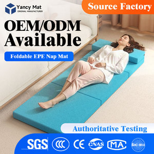 Tapis de sieste pliable pour la maison, <span class=keywords><strong>matelas</strong></span> épais en EPE pour le bureau, les étudiants, le dortoir, tatami, rangement facile, tapis de sol - Product Image 1