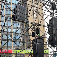Altavoz Line Array de 2000W, Sistema de Sonido para Exteriores, Unidades de Audio Profesional de 2x12 Pulgadas, Subwoofer de 2x12 Pulgadas