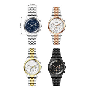 Scottie 3001 relojes de cuarzo de acero inoxidable impermeables <span class=keywords><strong>para</strong></span> hombres bonito reloj de pulsera de moda <span class=keywords><strong>Citizen</strong></span> Aleación de vidrio al por mayor - Product Image 6