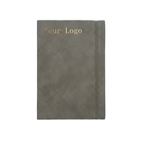 Cuaderno Personalizado A5 de Cuero PU con Encuadernación Térmica, Cosido con Hilo, Simple, Personalizado, para la Escuela, Negocios, Tapa Blanda, Regalo