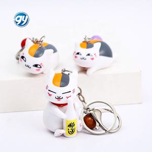 Grande 6 piezas <span class=keywords><strong>Nyanko</strong></span> Sensei figura Anime gato Twist huevo Mini paisaje decoración llavero - Product Image 2