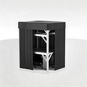 LBTEK SCW4015-HPR Cortina de Protección contra la Luz, Plataforma Óptica, Cámara Oscura, Marco para Instrumentos, Perfil de Aluminio, Recinto de Laboratorio - Product Image 5