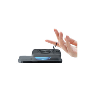 Venta caliente soporte giratorio de 360 grados banco de energía inalámbrico magnético Función de despertador automático cargador móvil portátil - Product Image 1