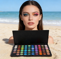 Palette de fards à paupières vegan Max Unbranded en gros, 120 couleurs, logo personnalisé, marque, longue durée, imperméable, maquillage