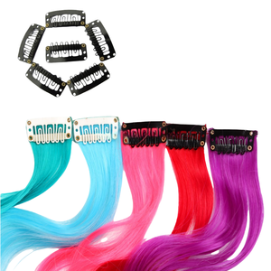 <span class=keywords><strong>ไฮ</strong></span><span class=keywords><strong>ไล</strong></span><span class=keywords><strong>ท์</strong></span>งานปาร์ตี้ ต่อผมยาวตรงสีรุ้งแบบคลิปหนีบ ผมสังเคราะห์ทรงตรงสำหรับเด็กผู้หญิง - Product Image 5
