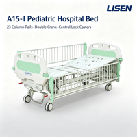 Bestseller Lisen A15-I Hochwertiges Verstellbares Doppelfunktions-Kinderkrankenhausbett Metall Blau 1 Jahr Garantie