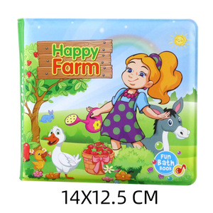 Livre de bain pour bébé en mousse douce écologique RACO, livre de bain pour bébé en EVA imperméable, livre de bain <span class=keywords><strong>magique</strong></span> pour enfants - Product Image 5