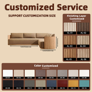 Divano Sezionale a L in Teak Resistente per Esterni con Cuscini Impermeabili ad Asciugatura Rapida per Ville, <span class=keywords><strong>Hotel</strong></span>, Bordo Piscina e Lounge sul Tetto - Product Image 2