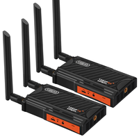 Transmetteur et récepteur vidéo sans fil HDMI 1080P Full HD, 250M, pour la diffusion en direct de caméras intérieures et extérieures/caméras reflex vers TV