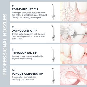 Risun Tech-<span class=keywords><strong>irrigador</strong></span> Oral portátil, con tanque de agua, hilo dental dDental recargable, inalámbrico, wWater, limpiador de dientes - Product Image 6