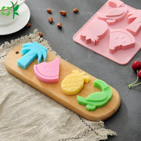 OKSILICONE Moule en silicone à 4 cavités pour bougies, savons faits main et personnalisés, moules en silicone tendance sur mesure, outils de pâtisserie