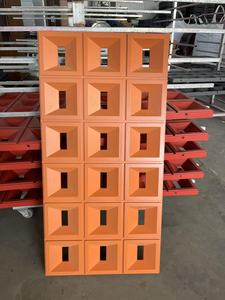 Tấm ốp tường hình học đơn mặt phong cách hiện đại làm từ chất liệu ABS, thành phần xi măng polyurethane, gạch rỗng PU, trang trí tường 3D, khối đá - Product Image 6