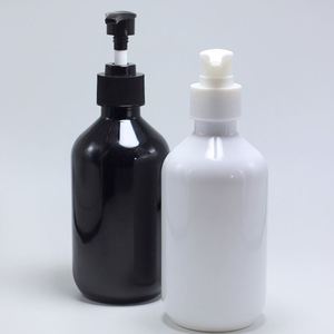 Custom 100ml <b>200ml</b> 300ml 400ml 500ml Amber Green Transparent Plastic PET Shampoo <b>Bottle</b> Hair Oil <b>Bottle</b> With Lotion Pump - Product Image 2