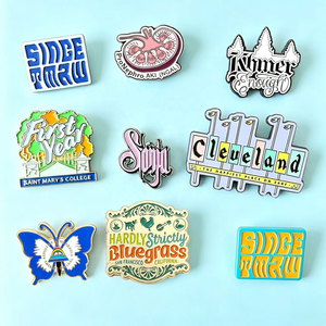 Lindos pines de esmalte de perros de compañía familiares: <span class=keywords><strong>Pastor</strong></span> Alemán, Husky, Bulldog Francés, Corgi. Broche de animales de dibujos animados para <span class=keywords><strong>el</strong></span> Día del Padre para ropa. - Product Image 2