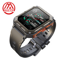 Maxtop jam tangan pintar wanita, arloji cerdas Android 7.1 bulat murah