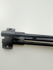 250-500mm Schwerlast-Metall-Auszugsschiene Eisenkugel-Abstandshalter Platzsparende Wandmontage Einzeldämpfer-Schiene für Kleiderschrank - Product Image 6