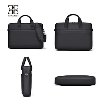 À la mode étanche affaires grande capacité ordinateur portable sac à main porte-documents tablette bandoulière Document voyage bureau travail quotidien
