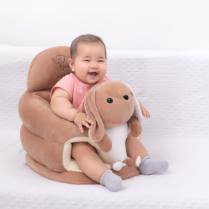 Trẻ Em Trẻ Sơ Sinh Giường Ghế Mini Bìa Phòng Duy Nhất Kid Bọt Chống Rơi Ngồi Có Thể Ngả Ghế Sofa Sang Trọng Chơi Trắng Fluffy Mềm Bé Ghế Sofa - Product Image 4