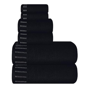 Ensemble de 6 serviettes en coton ultra-douces MALLONI HOME (300-499 GSM) comprenant 2 serviettes de bain 71,1x139,7 cm, 2 serviettes de toilette 40,6x61 cm - Product Image 1