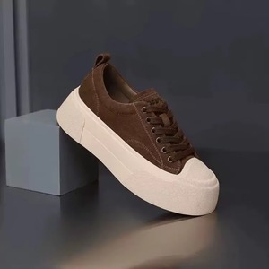 Zapatillas de Plataforma con Suela Gruesa para Mujer, Estilo Informal, Retro, Suaves y Ligeras, Diseño Versátil, Novedad de Primavera - Product Image 1