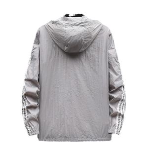 남성용 여름 트렌디 브랜드 <span class=keywords><strong>UV</strong></span> 보호 재킷 통기성 아이스 실크 낚시 용 속건 태양 보호 의류 - Product Image 2