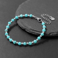 Bracelet artisanal en perles de lapis-lazuli et d'améthyste naturelles facettées de 4 mm, en acier inoxydable, bracelet de guérison en cristal pour femmes et hommes